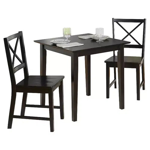 3pc Cross Back Dining Set - Buylateral