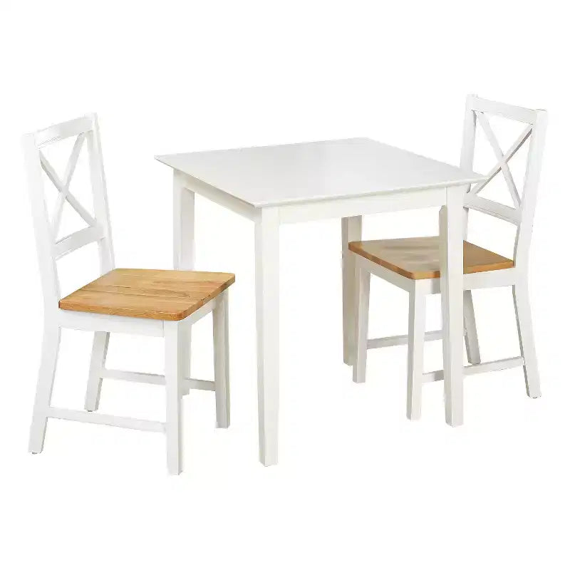 Juego de comedor de 3 piezas con respaldo cruzado - Buylateral
