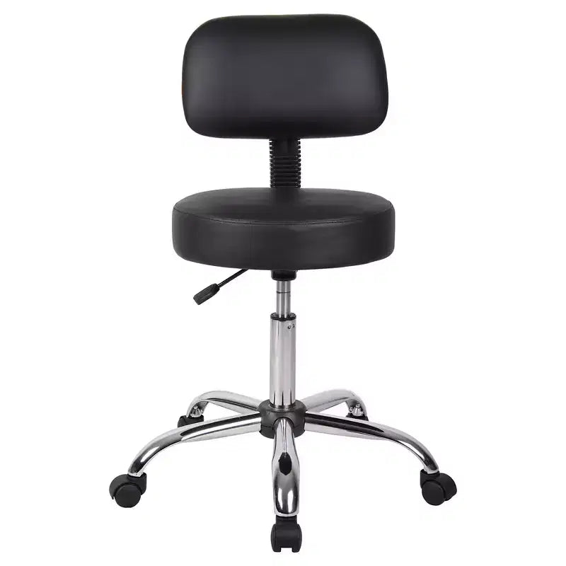 Taburete Médico con Respaldo Acolchado - Boss Office Products