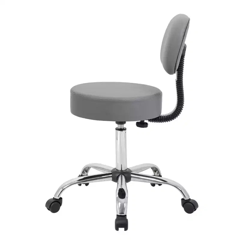 Taburete Médico con Respaldo Acolchado - Boss Office Products