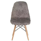 Sillón decorativo de pelo largo Shaggy de Emma y Oliver
