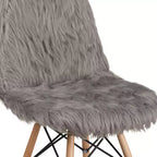 Sillón decorativo de pelo largo Shaggy de Emma y Oliver
