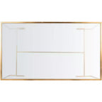 Mesa de centro Burton - FOX2582A - Dorado/Transparente - Safavieh Couture