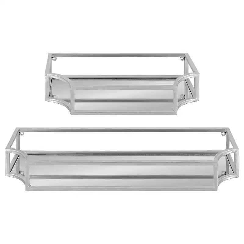 Juego de 2 estantes de pared de metal Ciel - Kate & Laurel All Things Decor