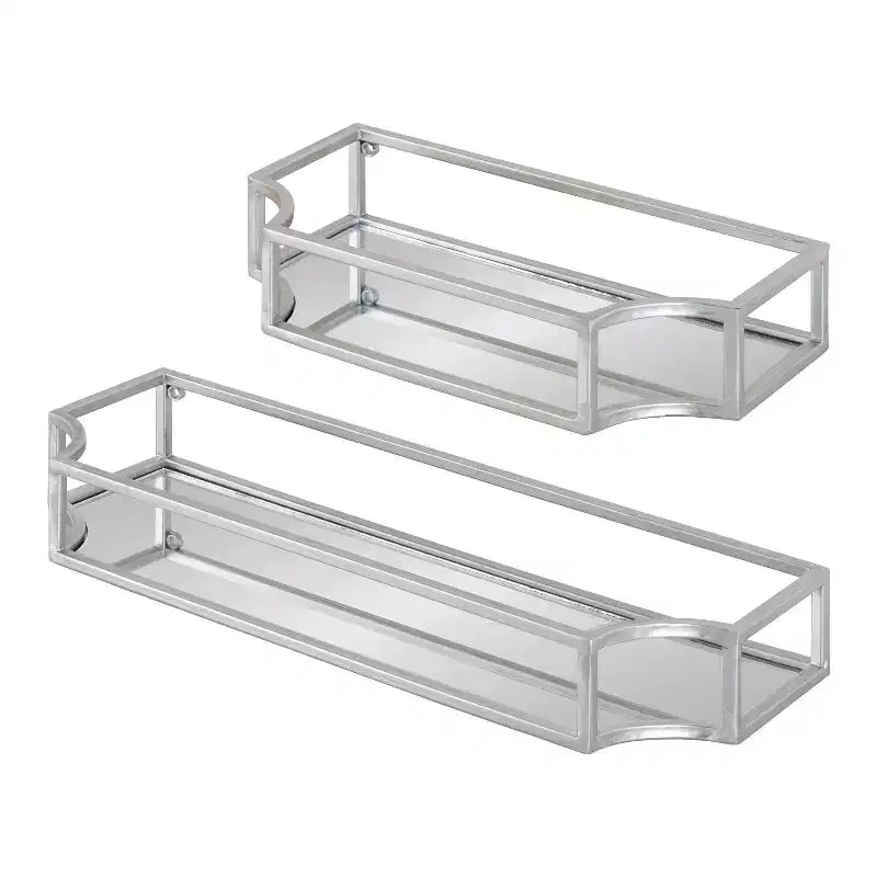 Juego de 2 estantes de pared de metal Ciel - Kate & Laurel All Things Decor