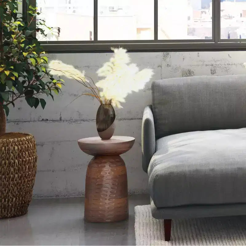Mesa auxiliar de madera Willis - WyndenHall