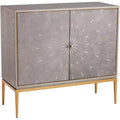 55 Downing Street Tate 39 1/2 Wide 2-Door Gray Wood Modern Accent Chest