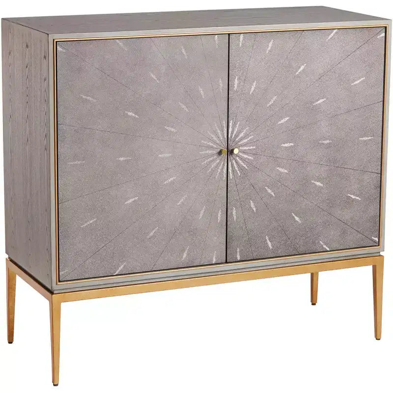 55 Downing Street Tate 39 1/2 Wide 2-Door Gray Wood Modern Accent Chest
