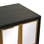 Gabinete Glam de Madera con Espejo - Olivia & May