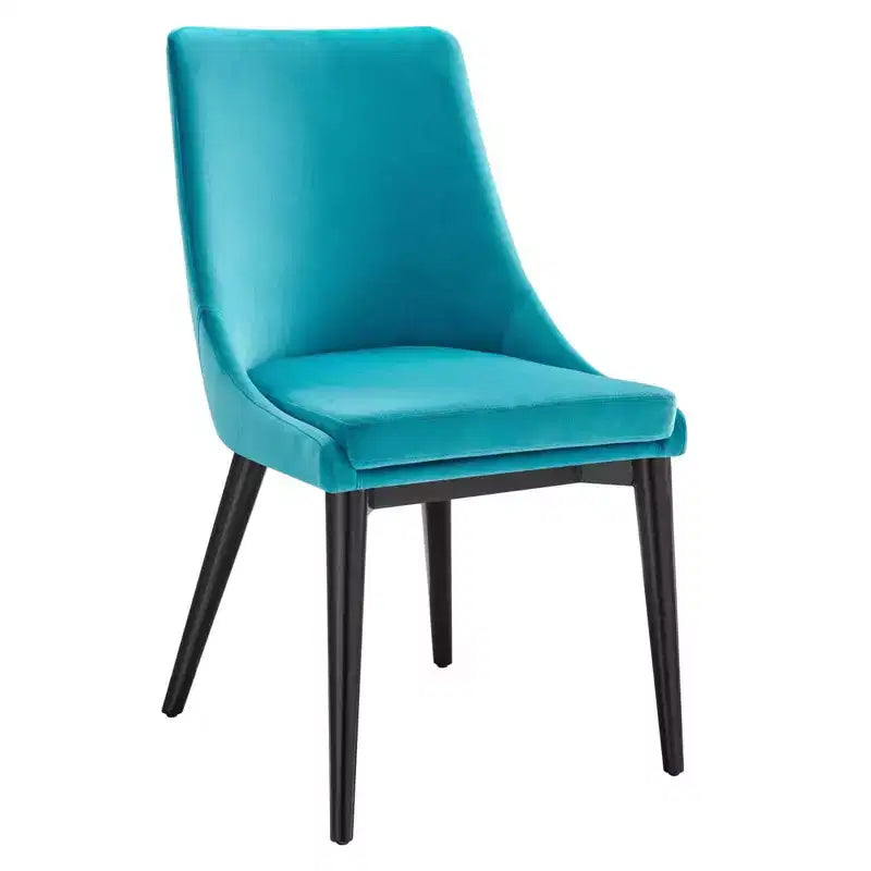 Silla de comedor Viscount de terciopelo de alto rendimiento - Modway