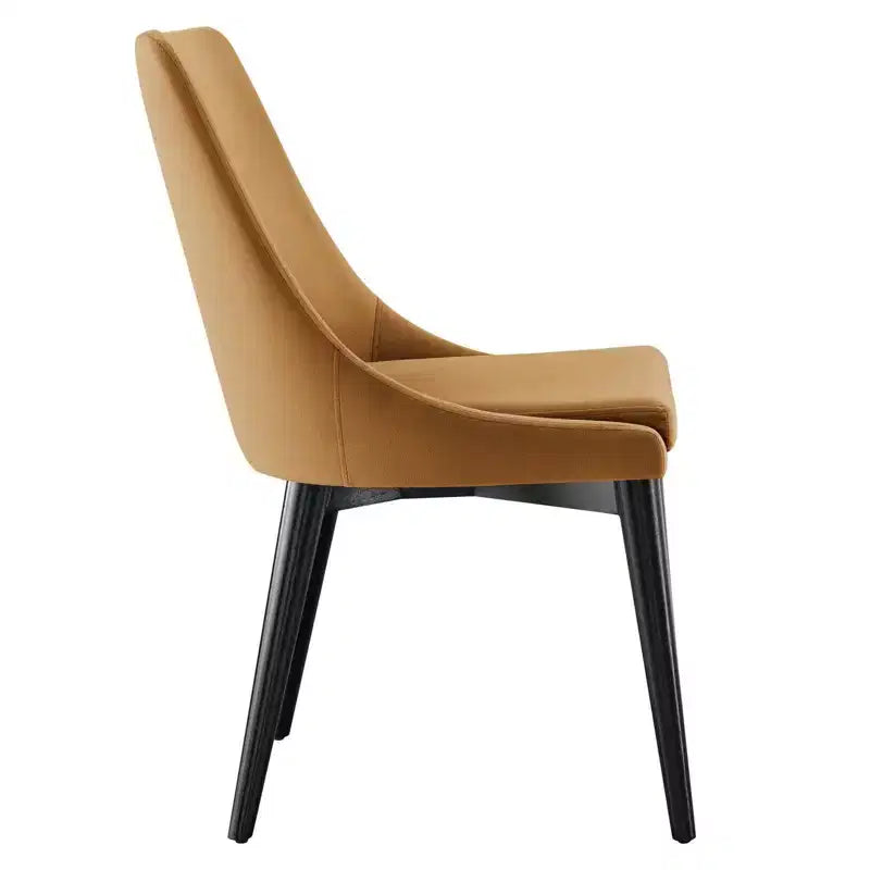Silla de comedor Viscount de terciopelo de alto rendimiento - Modway