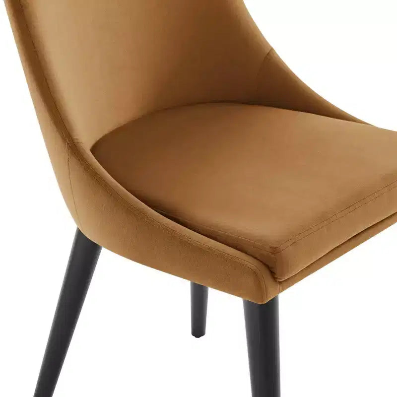 Silla de comedor Viscount de terciopelo de alto rendimiento - Modway