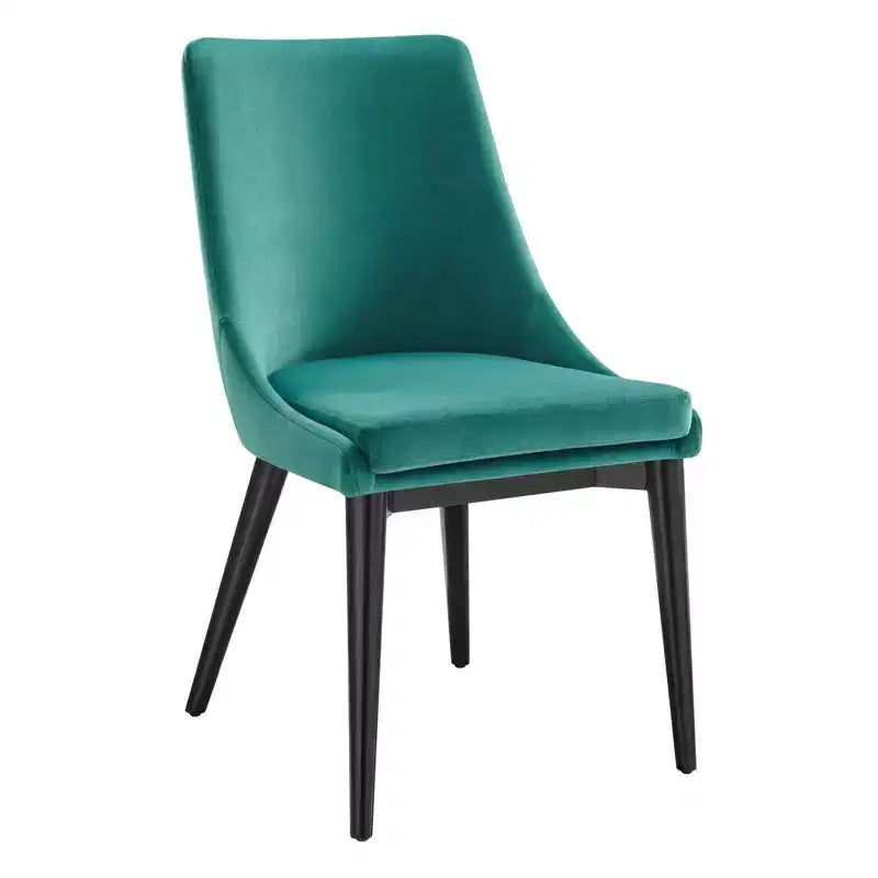 Silla de comedor Viscount de terciopelo de alto rendimiento - Modway