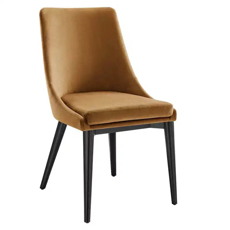 Silla de comedor Viscount de terciopelo de alto rendimiento - Modway