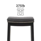 Juego de 2 taburetes de bar Claridge - Linon