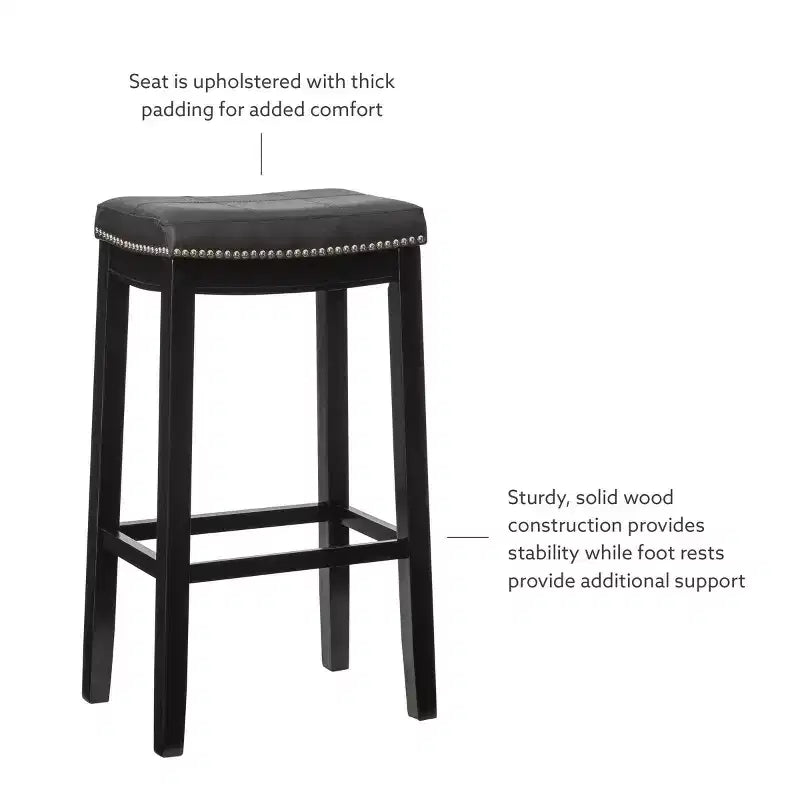 Juego de 2 taburetes de bar Claridge - Linon