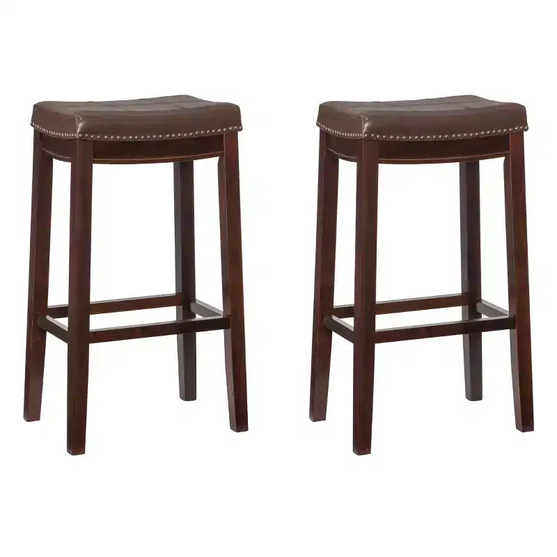 Juego de 2 taburetes de bar Claridge - Linon