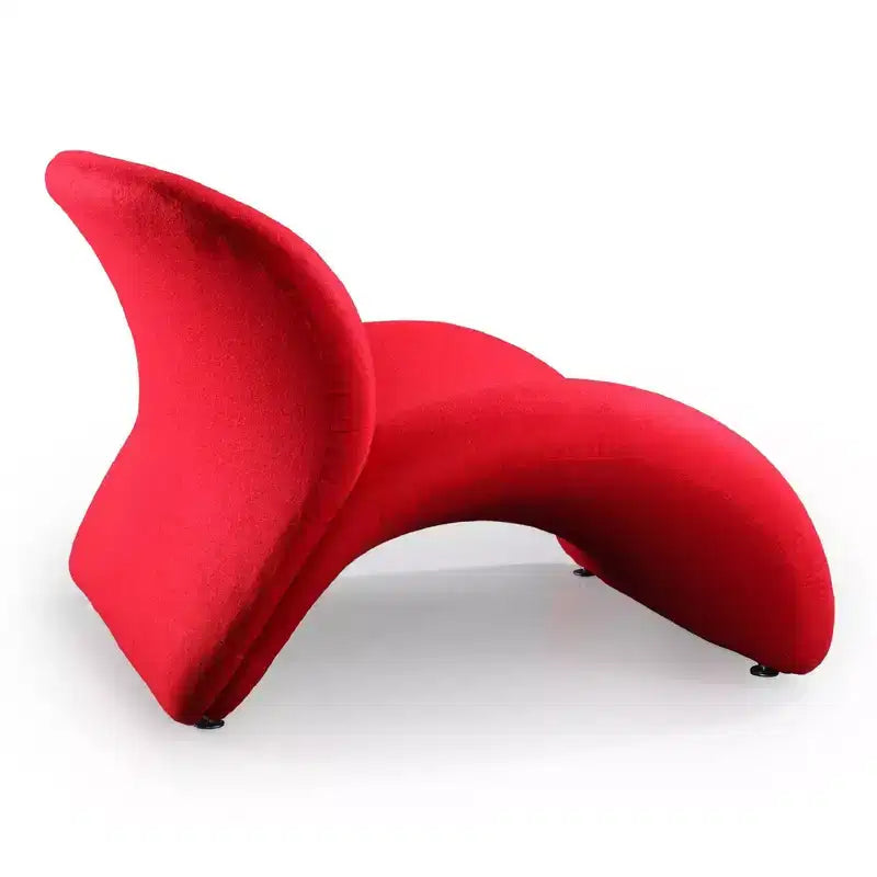 Juego de 2 sillones decorativos Rosebud de mezcla de lana - Manhattan Comfort