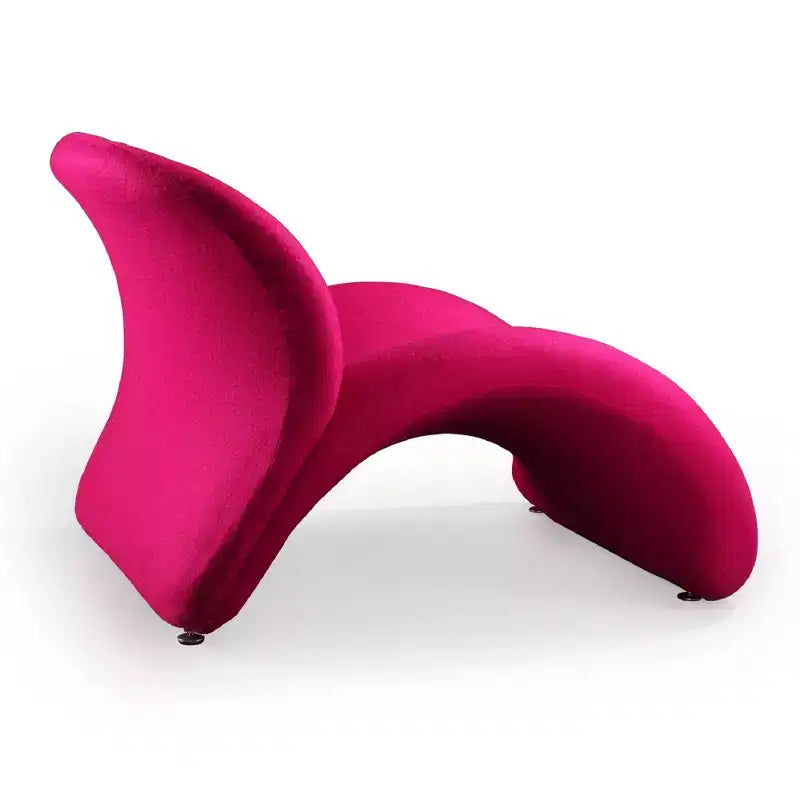 Juego de 2 sillones decorativos Rosebud de mezcla de lana - Manhattan Comfort