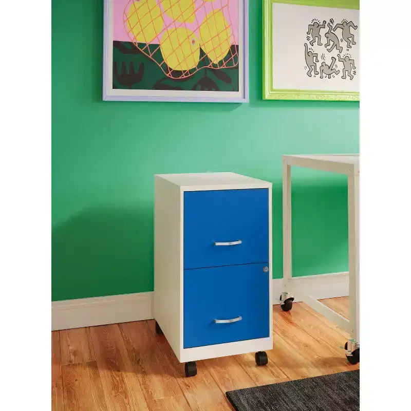 Archivador vertical Space Solutions de 2 cajones y 18 pulgadas de profundidad con ancho para cartas