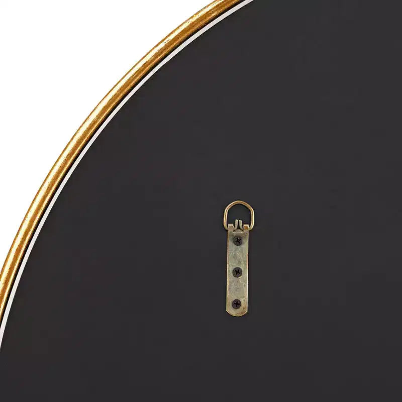 Espejo de pared decorativo redondo para tocador Uttermost, borde biselado vintage, marco de hierro con pan de oro envejecido, 34 de ancho para baño, dormitorio, sala de estar, hogar