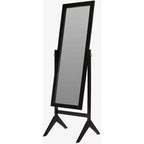 Legacy Decor Wood Rectangular Cheval Floor Mirror Free Standing Mirror