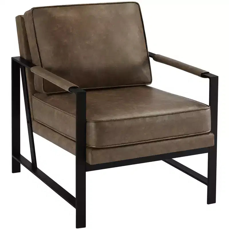 Yaheetech Sillón Retro Tapizado Silla con Brazos