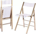 InterSpaceLiving Kasper Flex Silla plegable de lujo moderna de acrílico y lucita, paquete de 2