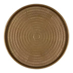 Mesa de centro redonda de metal Kate y Laurel Mahdavi, 25.5x25.5x15.5, oro