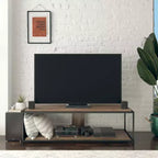 Mueble de TV Fayette de RealRooms para televisores de hasta 65", Roble envejecido