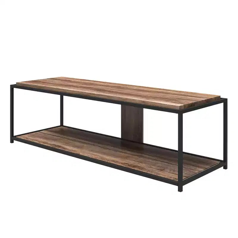 Mueble de TV Fayette de RealRooms para televisores de hasta 65", Roble envejecido