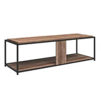 Mueble de TV Fayette de RealRooms para televisores de hasta 65", Roble envejecido