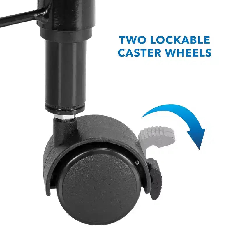 Soporte para impresora Mount-It! con ruedas, carro de impresora grande de 3 niveles con estantes de almacenamiento para impresoras 3D y láser, escáner, prensa de calor, capacidad de 200 libras.