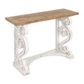 Mesa de consola de madera Kate y Laurel Wyldwood