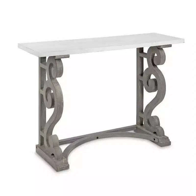 Mesa de consola de madera Kate y Laurel Wyldwood