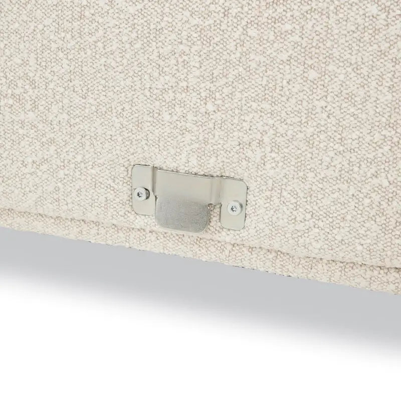 Sofá seccional de tela de 113" con diván