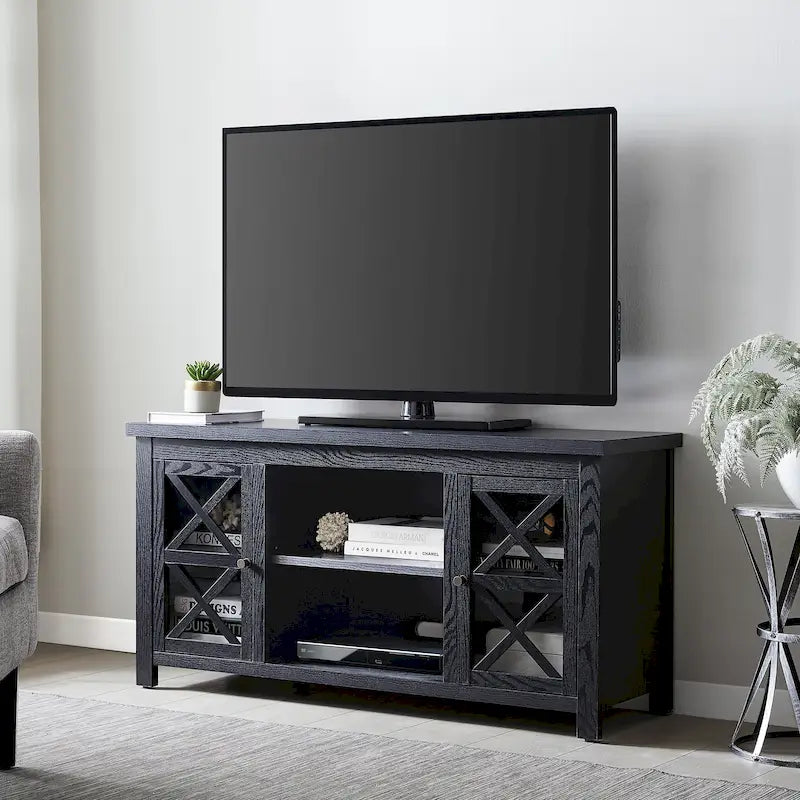 Mueble para TV de 47 pulgadas con armarios de almacenamiento