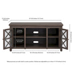 Mueble para TV de 47 pulgadas con armarios de almacenamiento