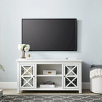 Mueble para TV de 47 pulgadas con armarios de almacenamiento