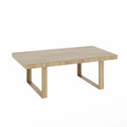Mesa de conferencia grande de 220 x 120 cm con patas metálicas