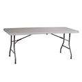 Mesa plegable multiusos de resina de 1,8 m