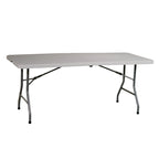 Mesa plegable multiusos de resina de 1,8 m