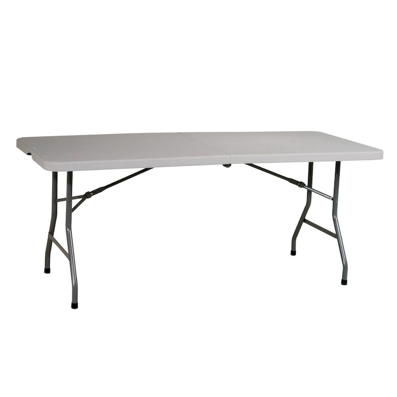 Mesa plegable multiusos de resina de 1,8 m