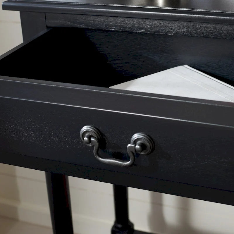 Mesa consola de 2 cajones - 35.5"An x 13"Prof x 29.5"Al