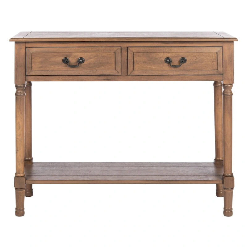 Mesa consola de 2 cajones - 35.5"An x 13"Prof x 29.5"Al
