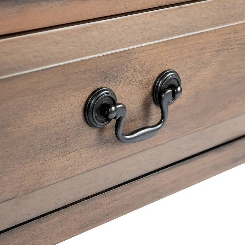 Mesa consola de 2 cajones - 35.5"An x 13"Prof x 29.5"Al