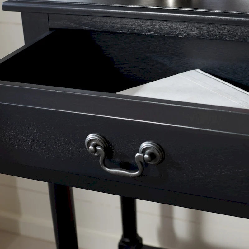 Mesa consola de 2 cajones - 35.5"An x 13"Prof x 29.5"Al