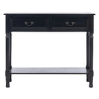 Mesa consola de 2 cajones - 35.5"An x 13"Prof x 29.5"Al