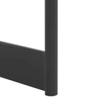 Mesa de centro ovalada con tablero de madera de abeto y base de metal - 48.8"An. x 25.2"Prof. x 16"Al.