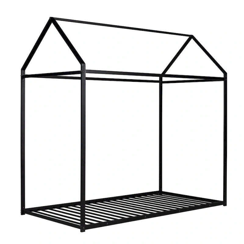 Cama Nido de Metal para Niños Tamaño Individual